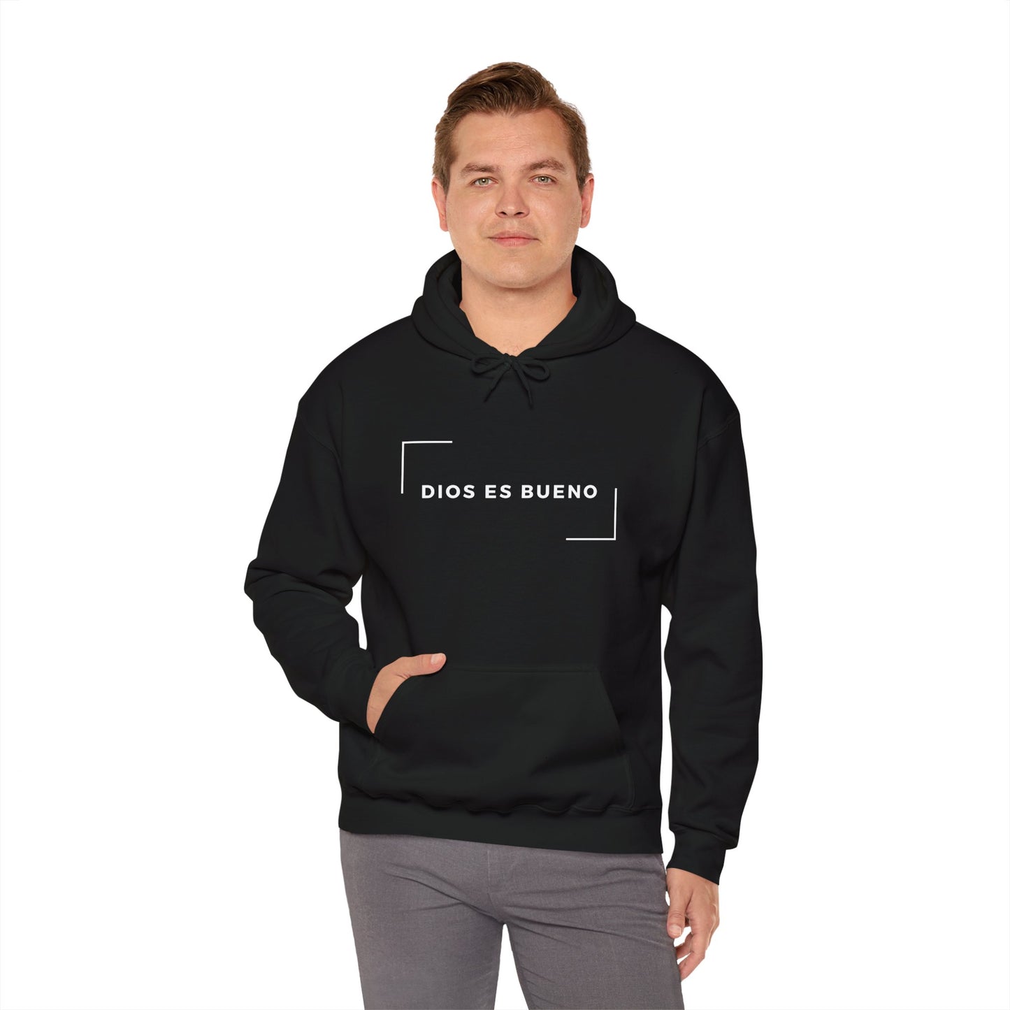 Sudadera con Capucha Unisex "Dios Es Bueno" - Comodidad Inspiradora para el Uso Diario