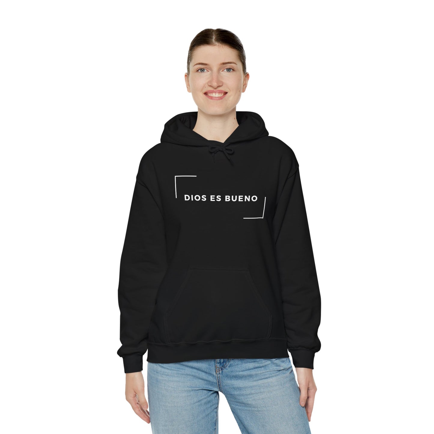 Sudadera con Capucha Unisex "Dios Es Bueno" - Comodidad Inspiradora para el Uso Diario