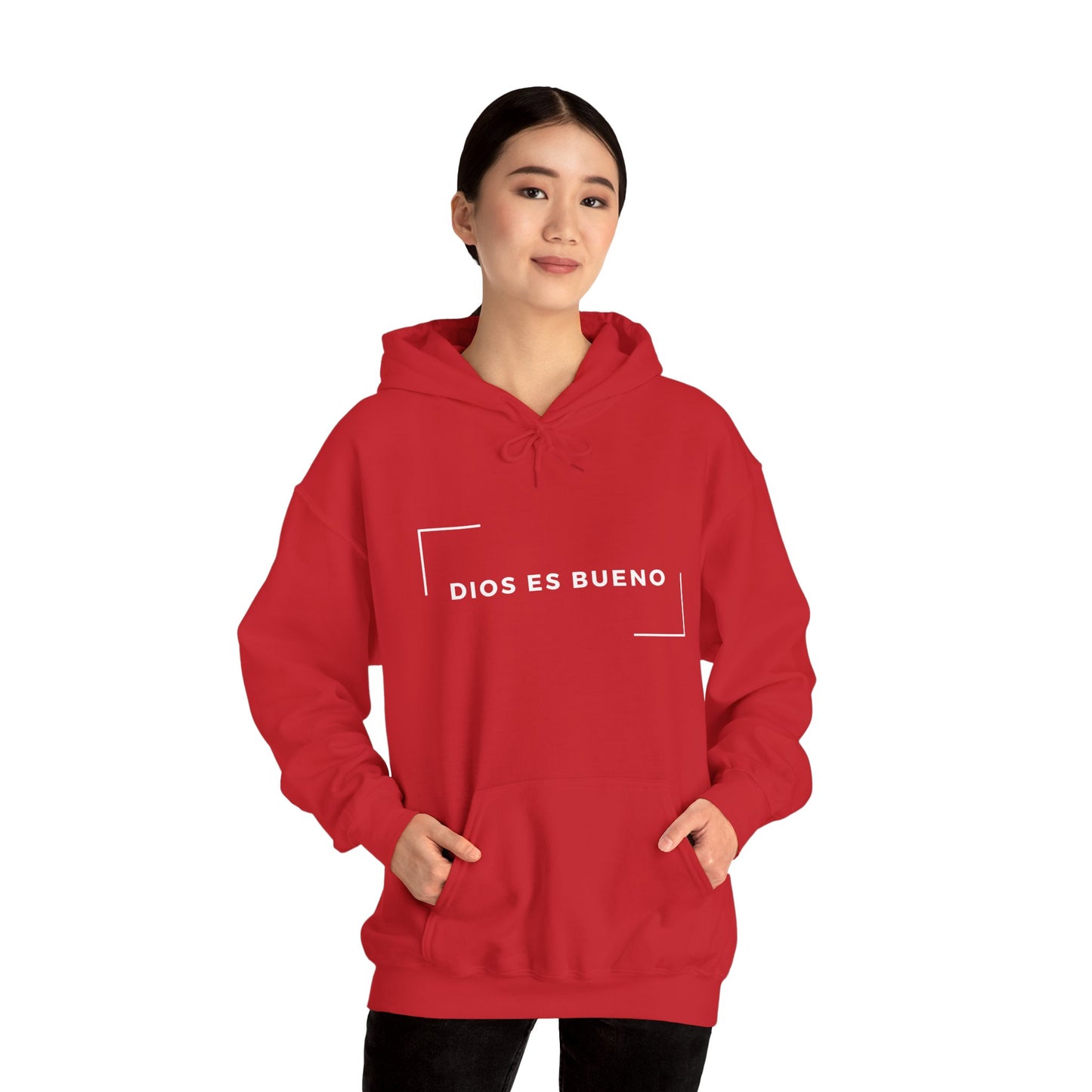 Sudadera con Capucha Unisex "Dios Es Bueno" - Comodidad Inspiradora para el Uso Diario