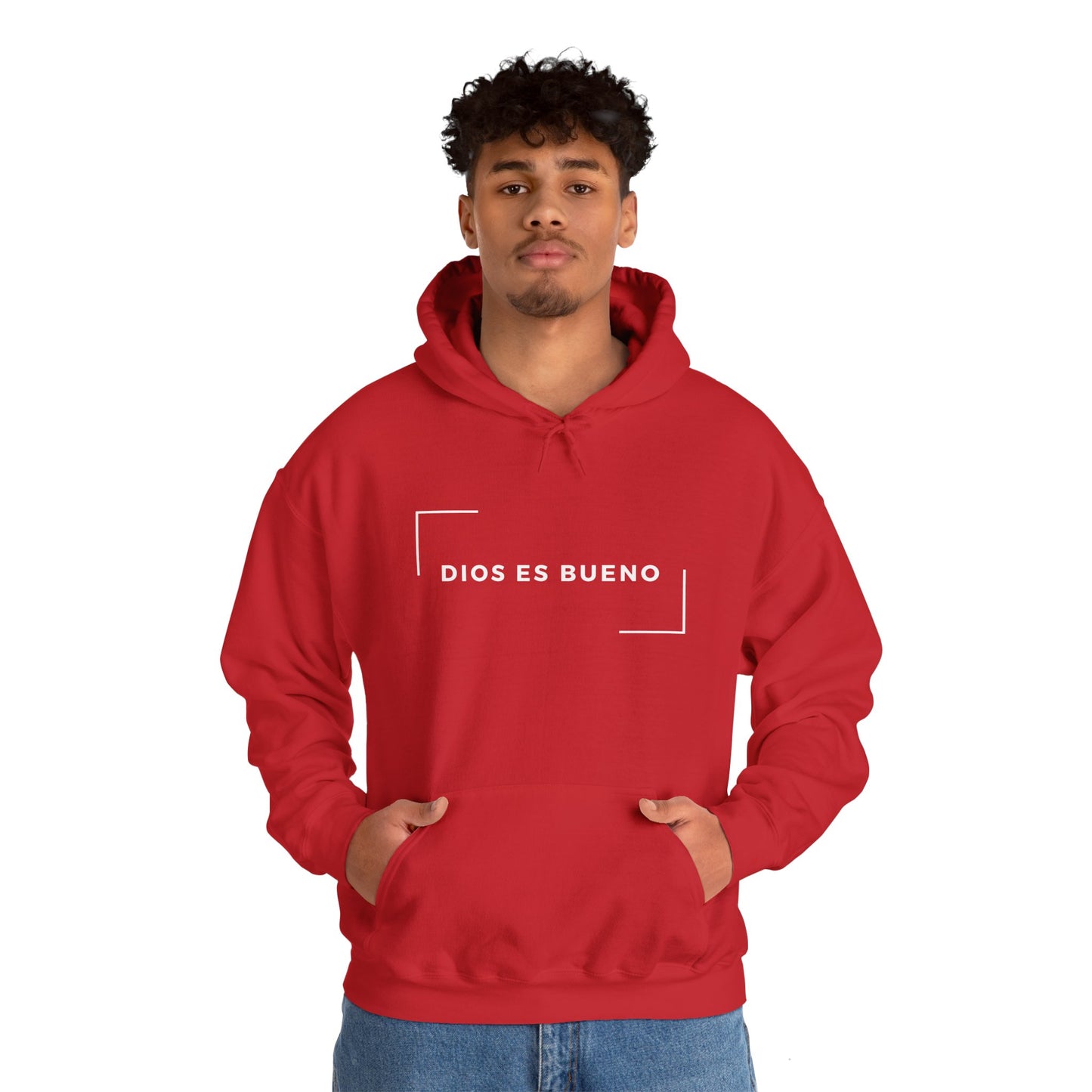 Sudadera con Capucha Unisex "Dios Es Bueno" - Comodidad Inspiradora para el Uso Diario