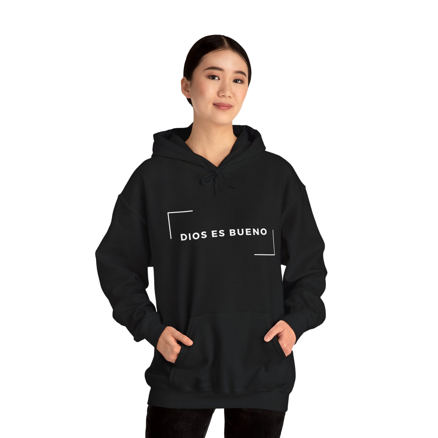 Sudadera con Capucha Unisex "Dios Es Bueno" - Comodidad Inspiradora para el Uso Diario