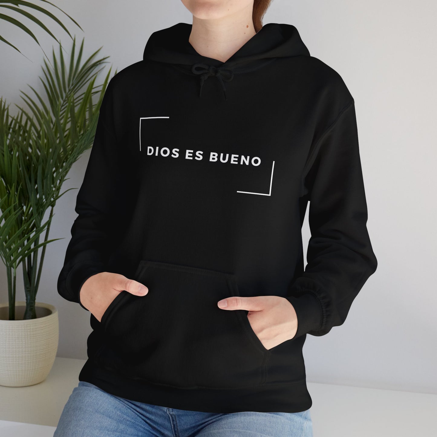 Sudadera con Capucha Unisex "Dios Es Bueno" - Comodidad Inspiradora para el Uso Diario