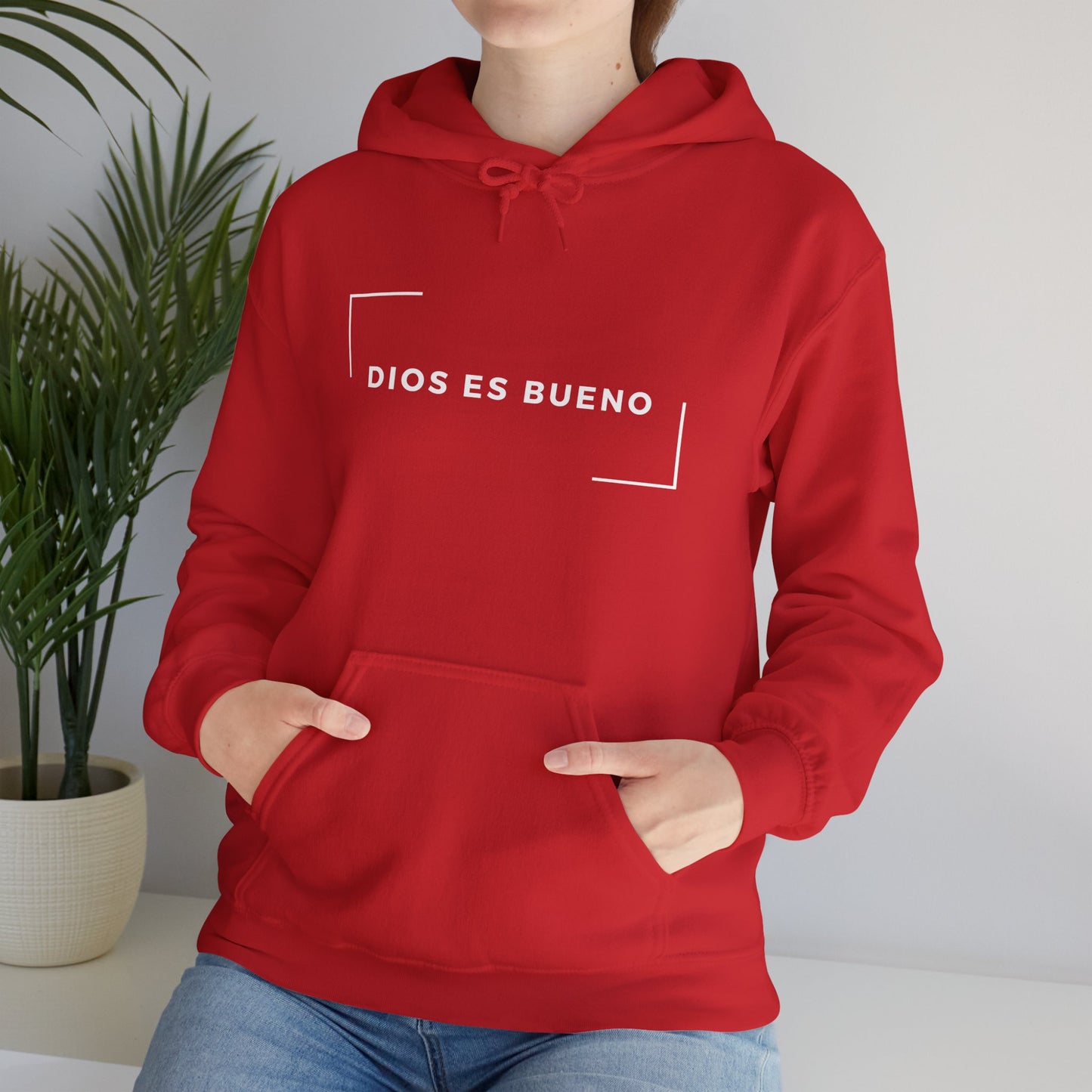 Sudadera con Capucha Unisex "Dios Es Bueno" - Comodidad Inspiradora para el Uso Diario