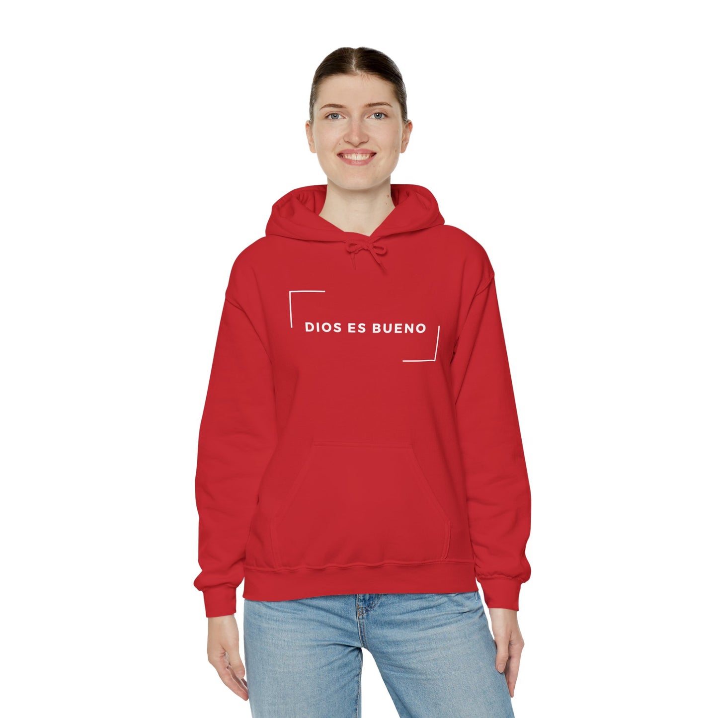 Sudadera con Capucha Unisex "Dios Es Bueno" - Comodidad Inspiradora para el Uso Diario