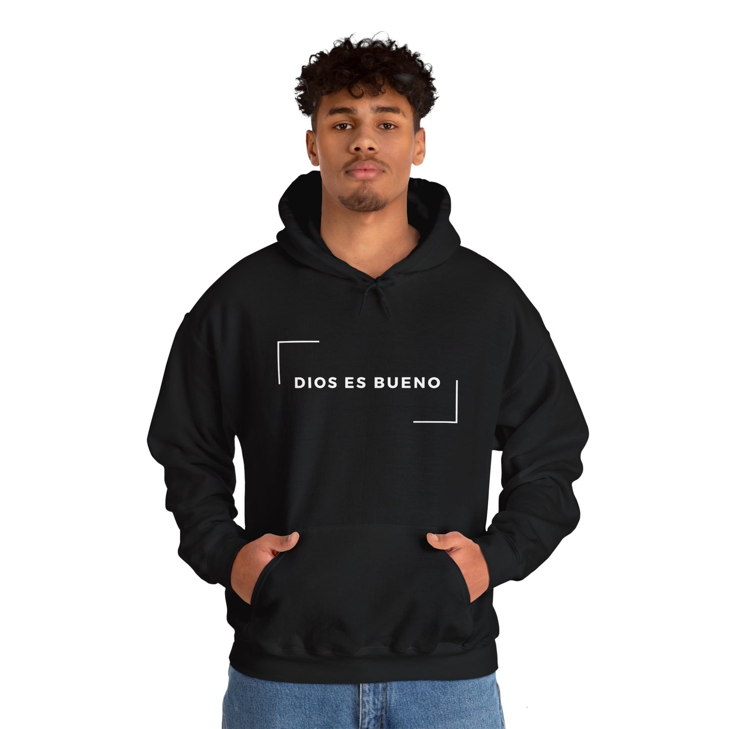 Sudadera con Capucha Unisex "Dios Es Bueno" - Comodidad Inspiradora para el Uso Diario