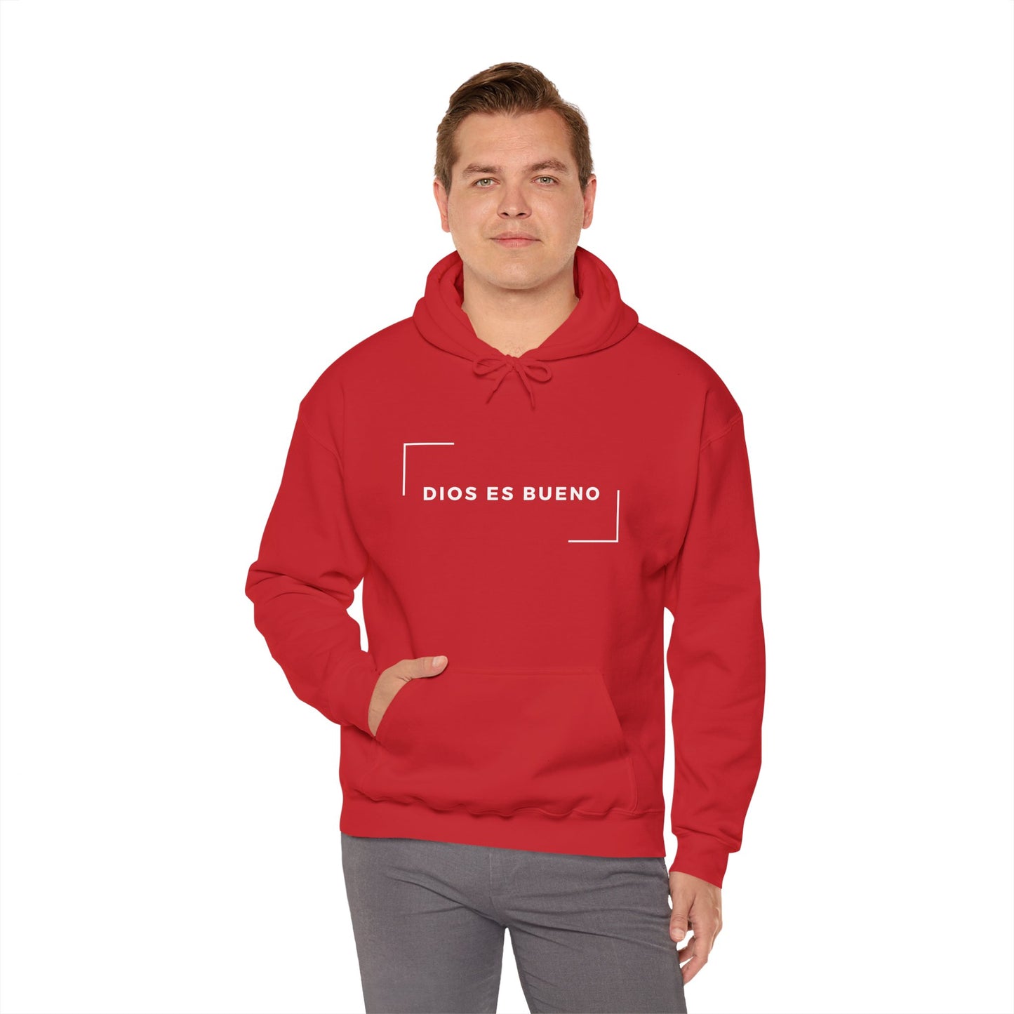 Sudadera con Capucha Unisex "Dios Es Bueno" - Comodidad Inspiradora para el Uso Diario